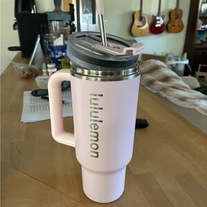 Lululemon Light Pink Insulated Tumbler